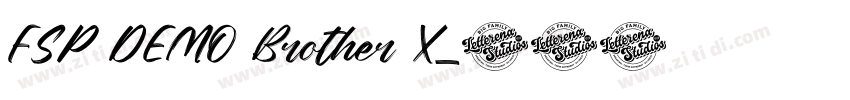 FSP DEMO Brother X字体转换 FSP DEMO Brother X字体转换
